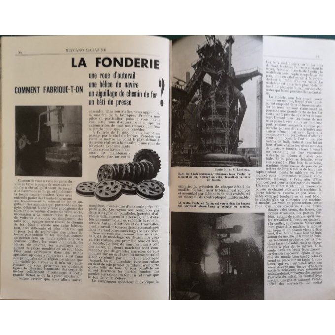 Meccano Magazine Yatching Meccano Jodel Hornby Citroen 2 Cv 1954