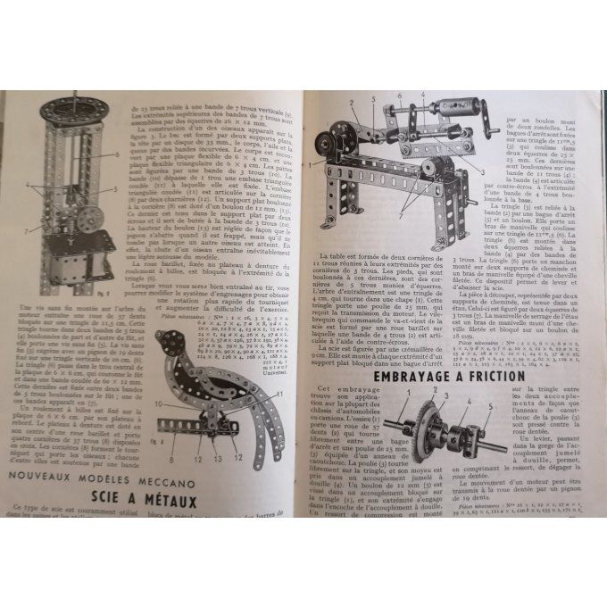Meccano Magazine Bristol Inde Aronde Fregate Camion Miroitier 1955