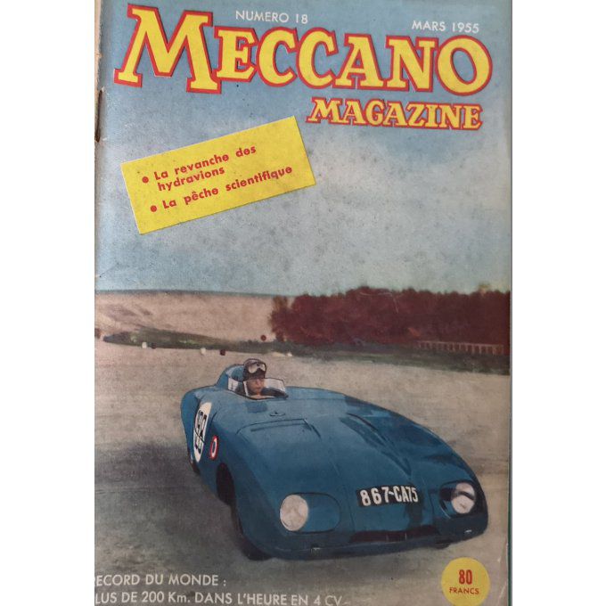 Meccano Mag Hydravion Gazometre Tracteur Djinn Brookhaven 1955