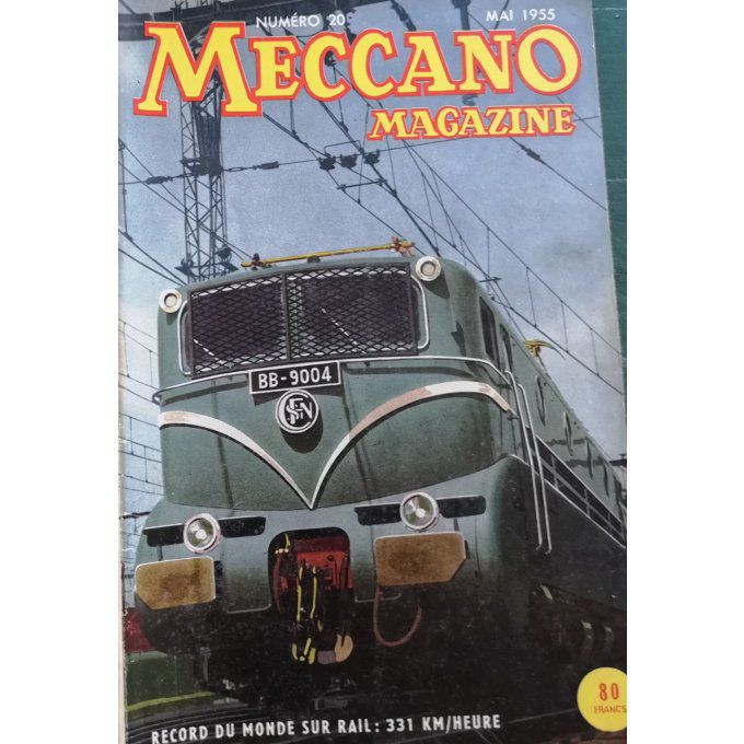 MECCANO Mag-SCOOTER LAMBRETTA-PAQUEBOT SAXONIA-ELISABETHAN-1955