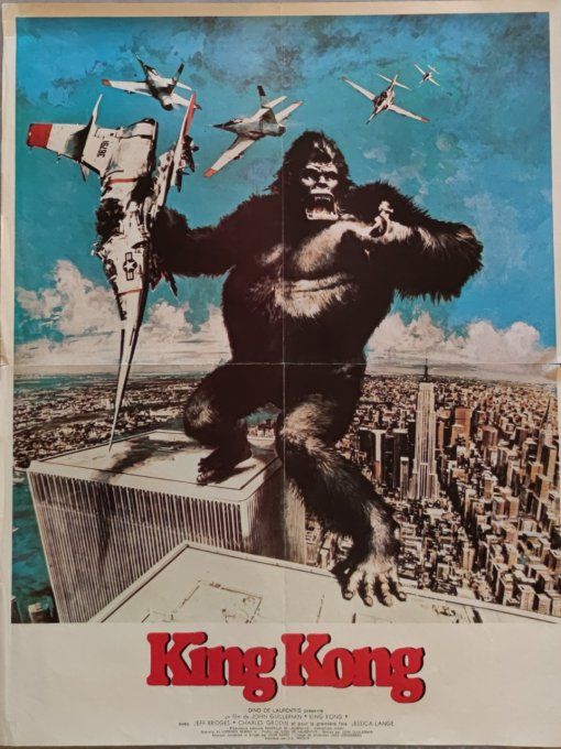 King Kong Affiche de film 40x60 Dino de Laurentis 1976