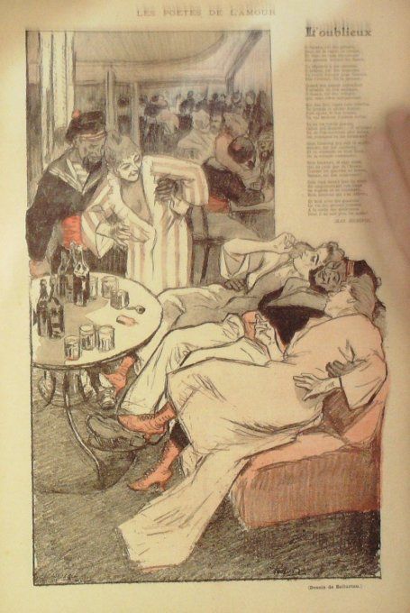 Richepin Jean L'Oublieux illustration Balluriau Paul 1893