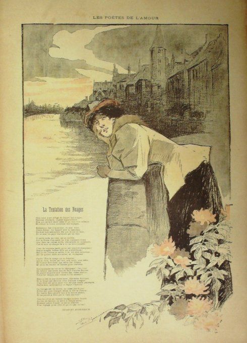 Brodenbach Georges La tentation des nuages illustration Balluriau Paul 1894