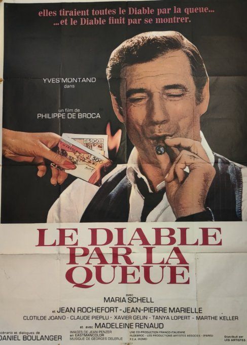 Le Diable par la queue Affiche de film 160x120 Philippe De Broca 1969