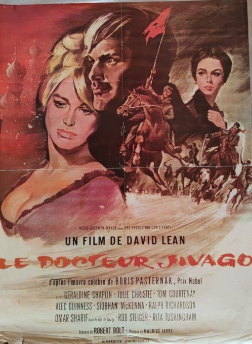 Le Docteur Jivago Affiche de film 40x60 David Lean 1965