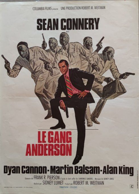 Le Gang Anderson Affiche de film 40x60 Sidney Lumet 1971