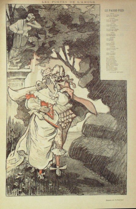 Catulle Mendès Le Passe-pied illustration Balluriau Paul 1896