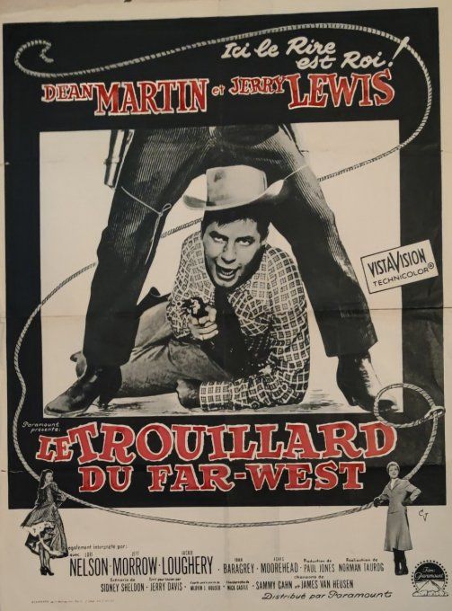 Le Trouillard du Far-West Affiche de film 80x60 Norman Taurog 1956