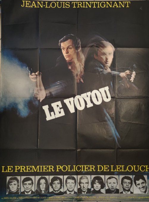 Le Voyou Affiche de film 120x160 Claude Lelouch 1970