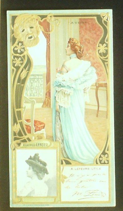 Lefèvre Utile LU Lender Marcelle Personnage Célèbre chanteuse 1900