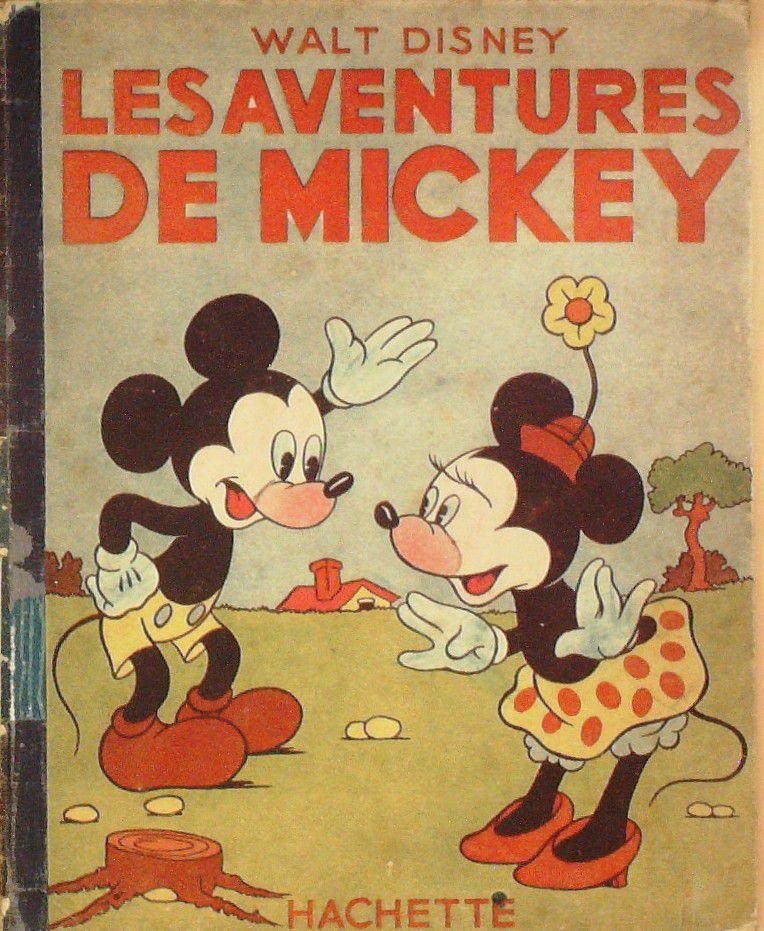 Enfantina-WALT DISNEY-MICKEY-Les AVENTURES de MICKEY (Hachette) Eo 1948