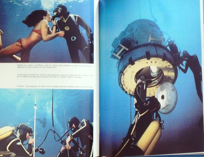 COUSTEAU-MEMOIRES de FALCO-Ph DIOLE (Edit Flammarion) 1976