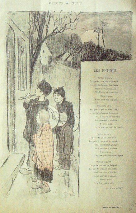 Richepin Jean Les Petiots illustration Steinlen 1901