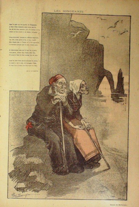 Richepin Jean Les songeants illustration Balluriau Paul 1903