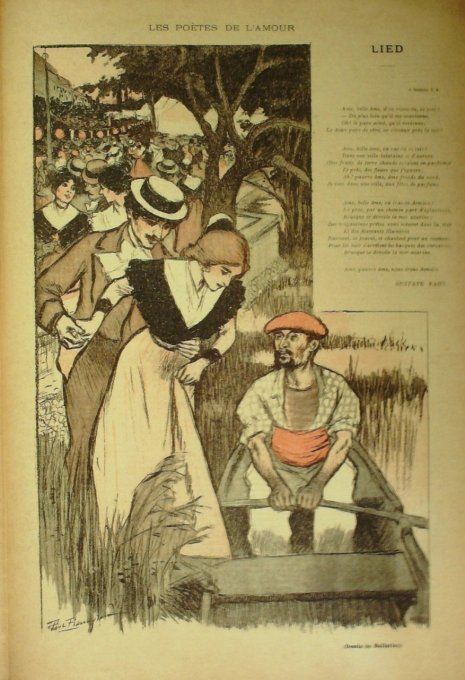 Kahn Gustave Lied illustration Balluriau Paul 1893