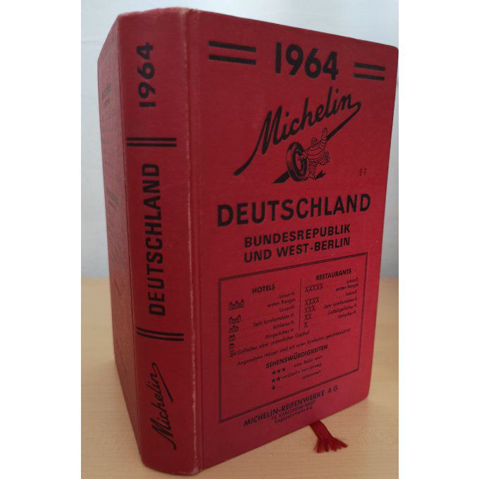 GUIDE ROUGE Michelin-DEUTSCHLAND 1964