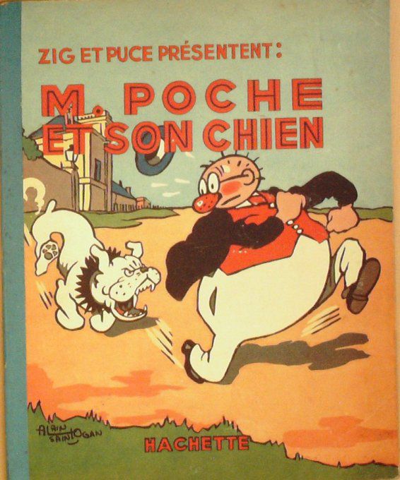 Bd ZIG et PUCE-POCHE et son CHIEN-Alain ST OGAN (Hachette Eo)-1938