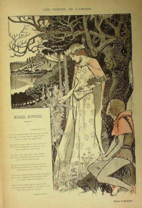 De Marès Roland Missel d'ivoire illustration Balluriau Paul 1902