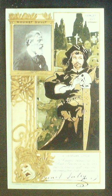 Lefèvre Utile LU Mounet Sully Personnage Célèbre Ecrivain 1900