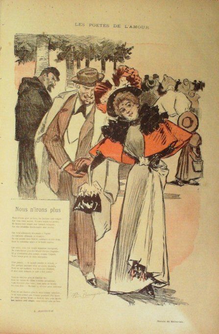 Marsolleau Louis Nous n'irons plus illustration Balluriau Paul 1901