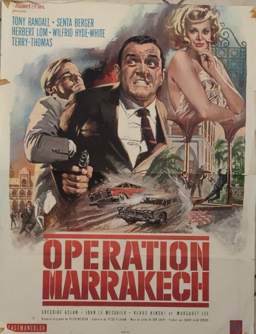 Opération Marrakech Affiche de film 80x60 Don Sharp 1958 