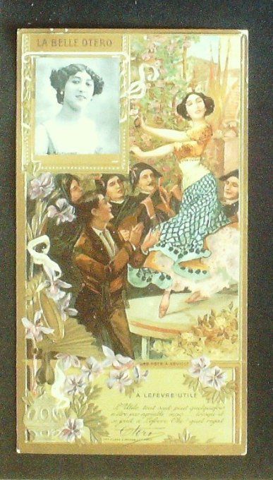 Lefèvre Utile LU Otéro Augusta Personnage Célèbre Chanteuse Danseuse 1900