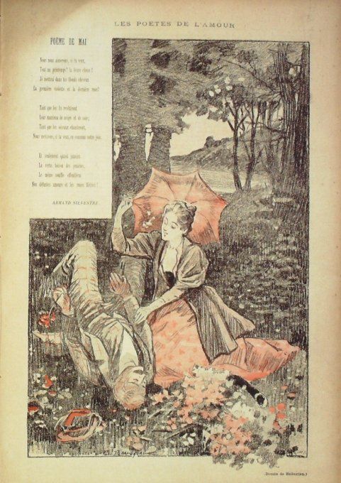 Silvestre Armand Poème de mai illustration Steinlen 1894