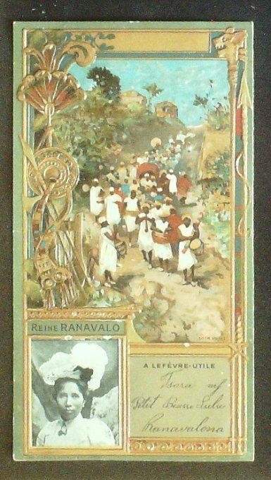 Lefèvre Utile LU Ranavalo Reine Personnage Célèbre Souveraine 1900