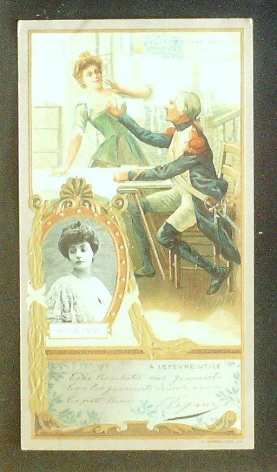 Lefèvre Utile LU Réjane Gabrielle Personnage Célèbre Comédienne 1900