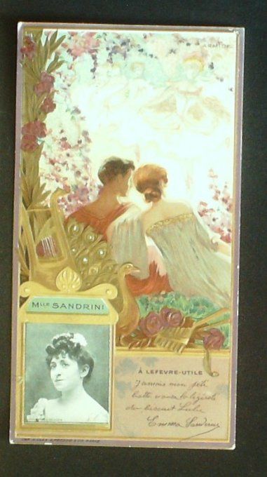 Lefèvre Utile LU Sandrini Emma Personnage Célèbre Danseuse étoile 1900