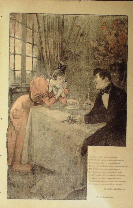 Baudelaire Charles illustration Balluriau Paul 1897