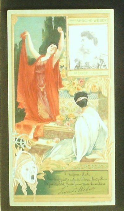 Lefèvre Utile LU Segond Weber Personnage Célèbre Comédienne 1900