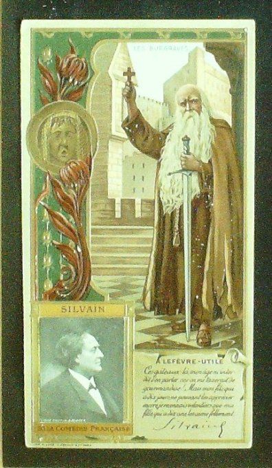 Lefèvre Utile LU Silvain Eugène Personnage Célèbre Comédien 1900