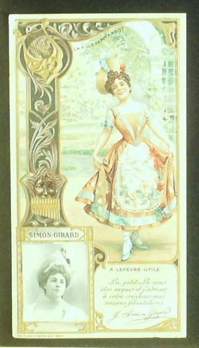 Lefèvre Utile LU Simon-Girard Juliette Personnage Célèbre Soprano 1900