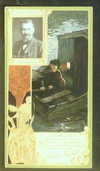 Lefèvre Utile LU Stiegler Gaston Personnage Célèbre Journaliste 1900