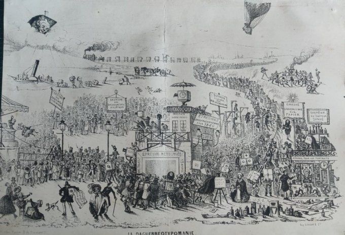  Litho Maurisset Théodore La Daguerreotypomanie 1838