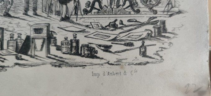  Litho Maurisset Théodore La Daguerreotypomanie 1838