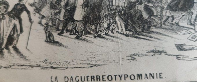  Litho Maurisset Théodore La Daguerreotypomanie 1838