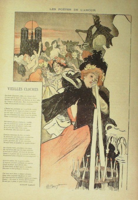 Samain Albert Vieilles cloches illustration Balluriau Paul 1895