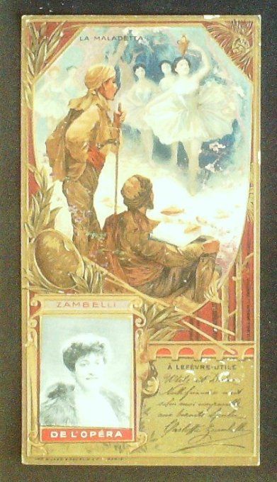 Lefèvre Utile LU Zambelli Carlotta Personnage Célèbre Danseuse 1900